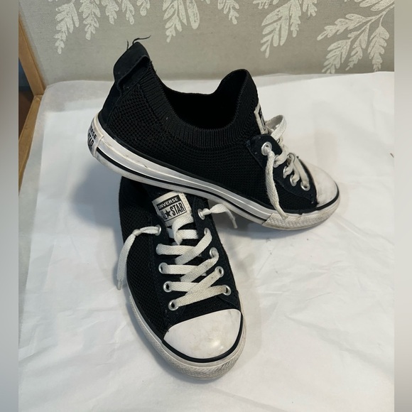 Converse Kids Black Sneakers - Picture 2 of 6